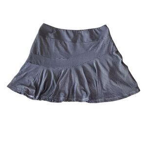 IBKUL Pickleball Tennis Skort Black White Check Ruffled Skirt Women’s Medium